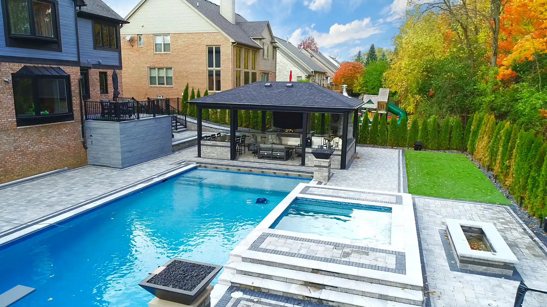 Pool and Outdoor Kitchen
