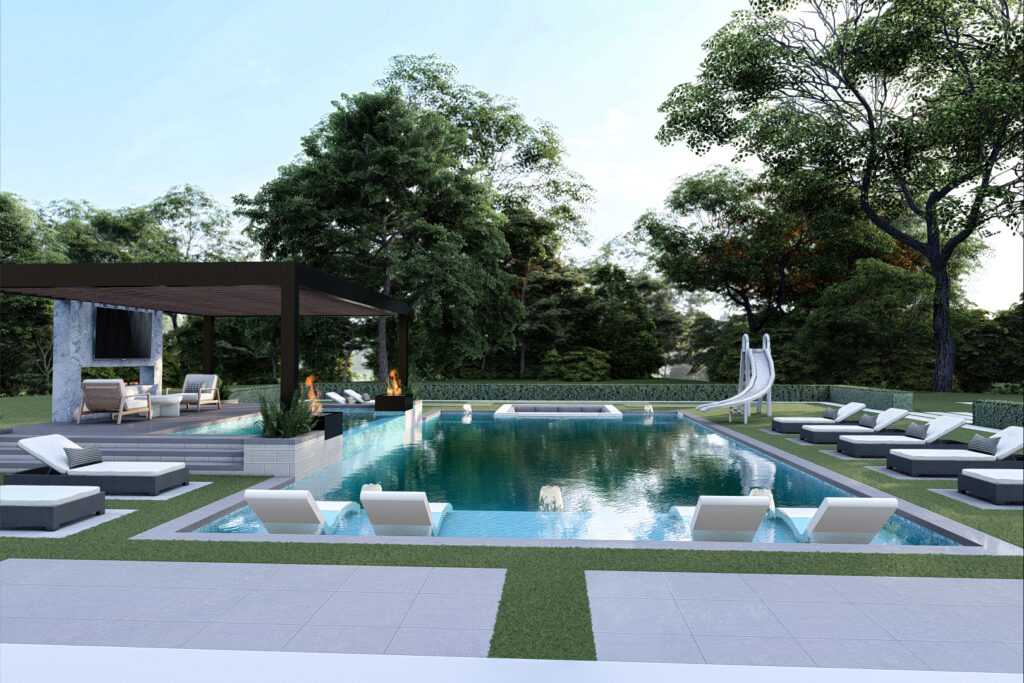 custom pool installation