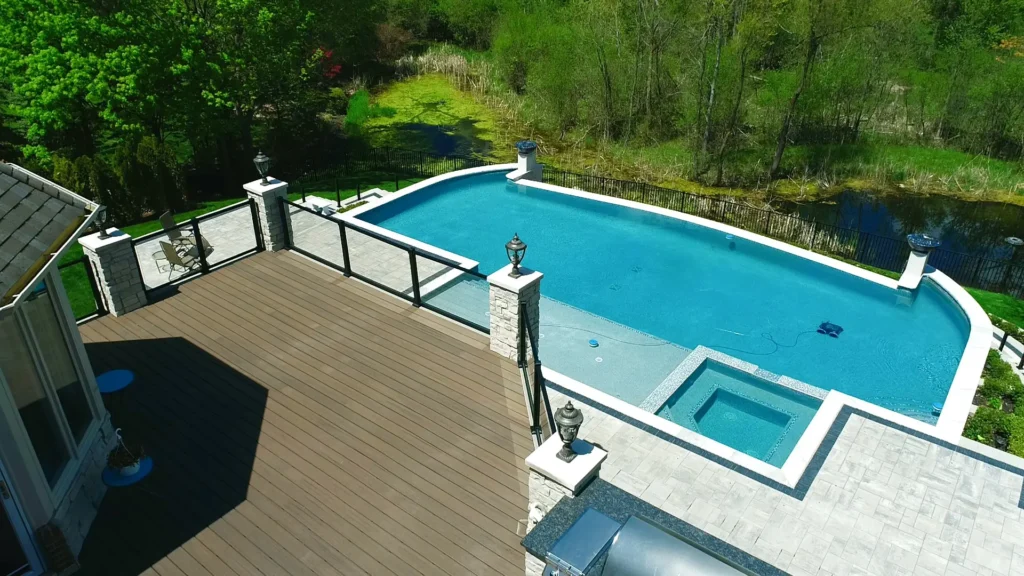 custom pool installation