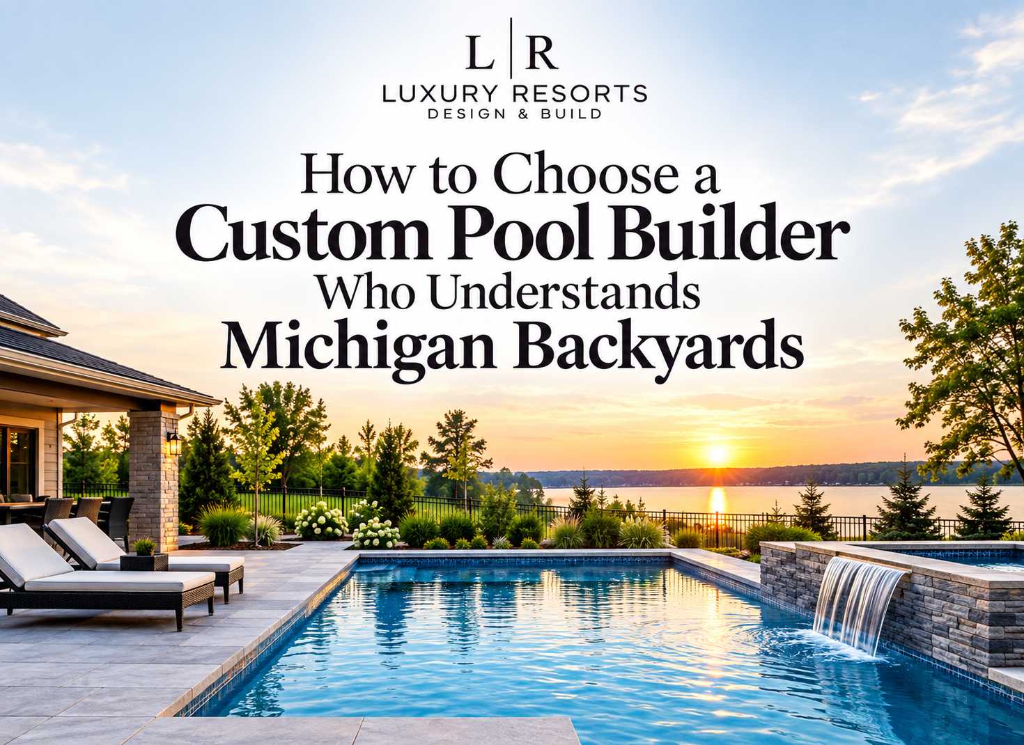 Custom pool builder in Keego Harbor